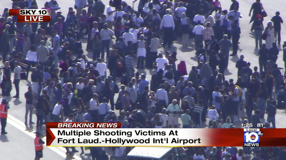 Multiple people shot at Ft. Lauderdale airport