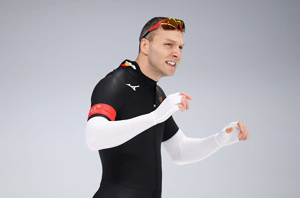 Und immer noch nicht genug vom Kufensport: Über die 500 im Eisschnelllauf blieb Nico Ihle ohne Medaille.