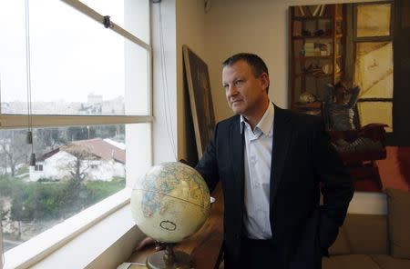 Founder and managing partner of Jerusalem Venture Partners (JVP) Erel Margalit poses for a photo during an interview with Reuters in Jerusalem in this January 30, 2012 file photo. REUTERS/Ronen Zvulun/Files