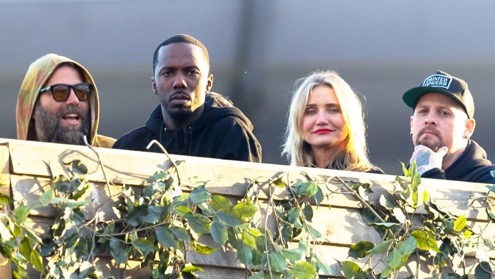 Simon Konecki, Rich Paul, Cameron Diaz and Benji Madden