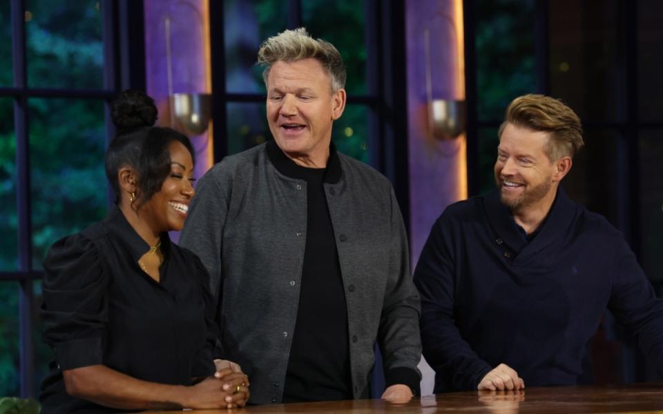 Nyesha Arrington, Gordon Ramsay and Richard Blais<p>CR: Lorraine O’Sullivan/FOX</p>