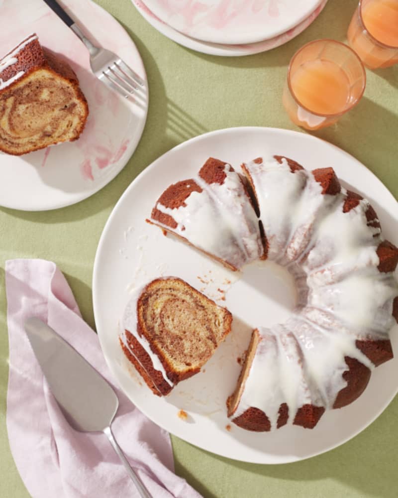 Cinnamon Roll Pound Cake