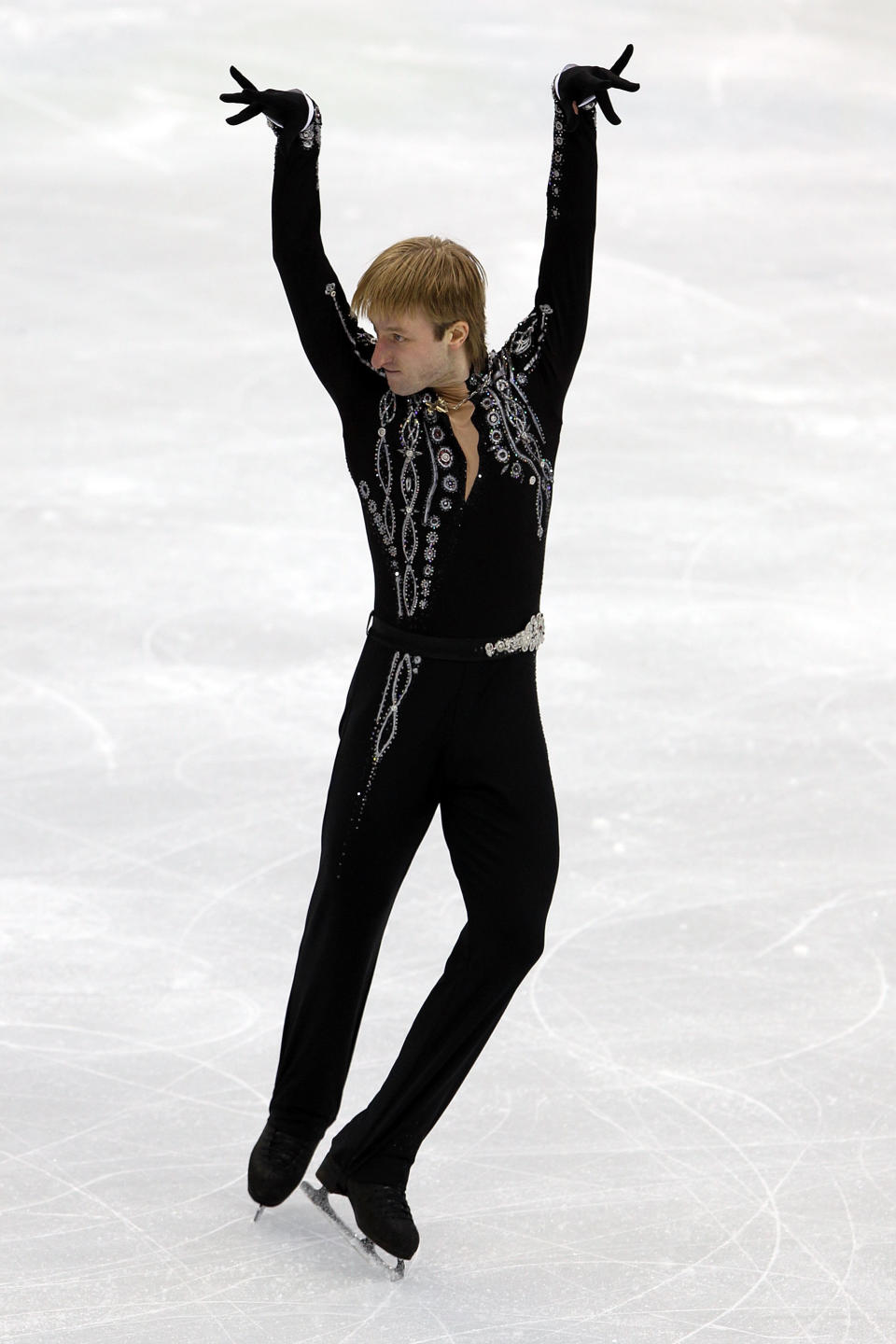 The gold medalist from Russia competes in Vancouver, Canada.