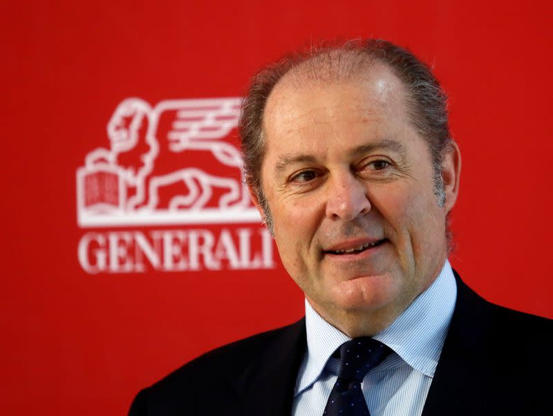 FILE PHOTO: Philippe Donnet, CEO of the Italian insurance company Generali, is seen before shareholders meeting in Trieste