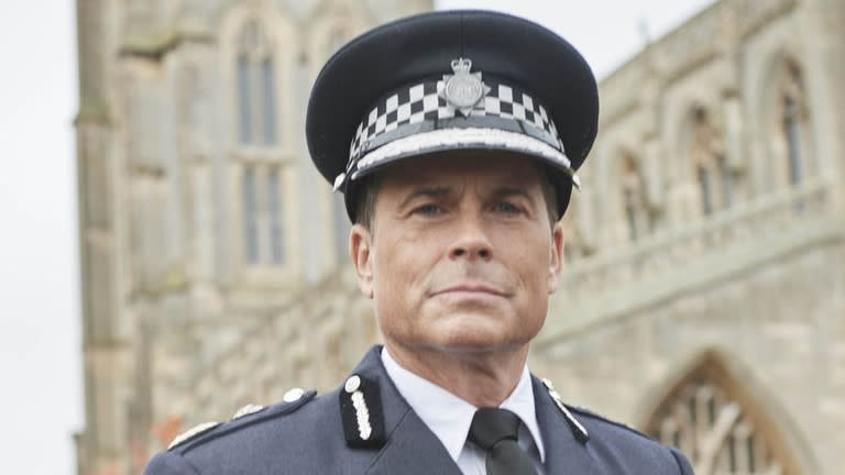 Rob Lowe plays a Miami cop who makes the move to Lincolnshire in cop drama 'Wild Bill' on ITV. (Credit: Matt Frost/ITV)