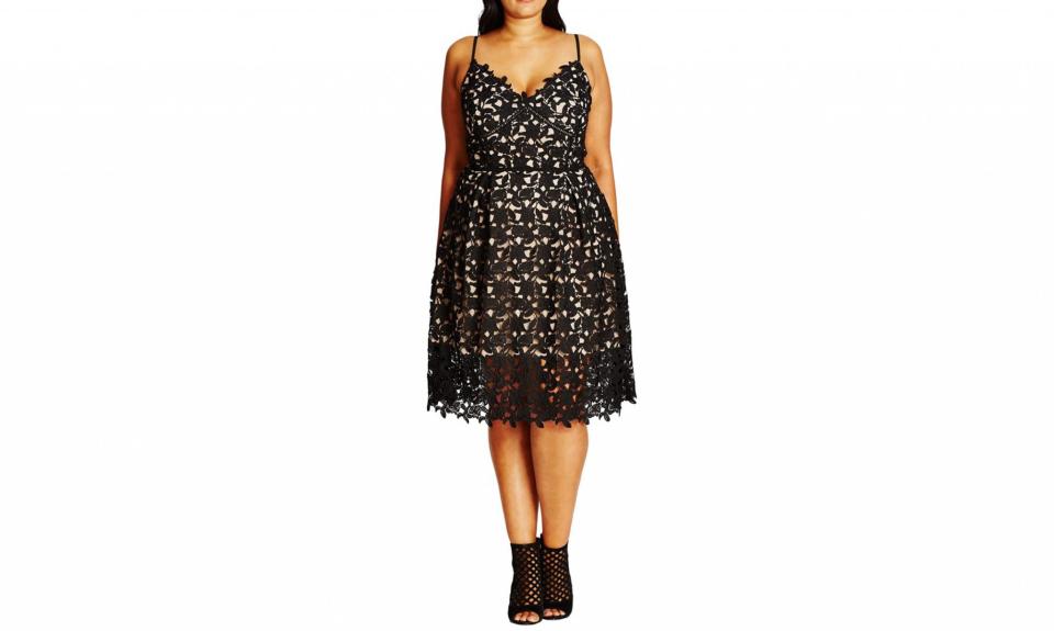 City Chic So Fancy Lace Dress