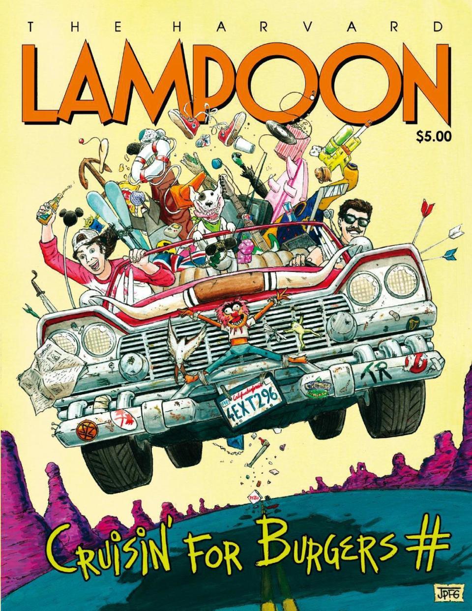 楊維榕就讀哈佛大學生物系期間參與以幽默為主題的校刊Harvard Lampoon，因而思考以喜劇為志業。（翻攝自issuu.com）