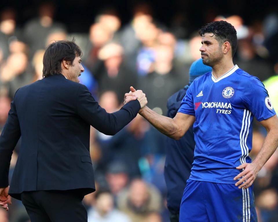 Conte admitted he would shake Costa's hand: Getty