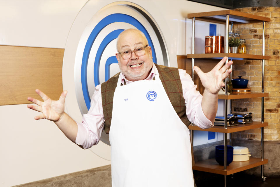 Look out for Call The Midwife star Cliff Parisi in Celebrity Masterchef 2022 on BBC1.