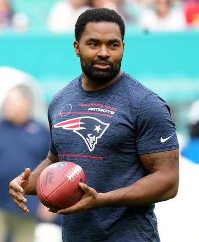 <p>Mark Brown/Getty Images</p> Jerod Mayo