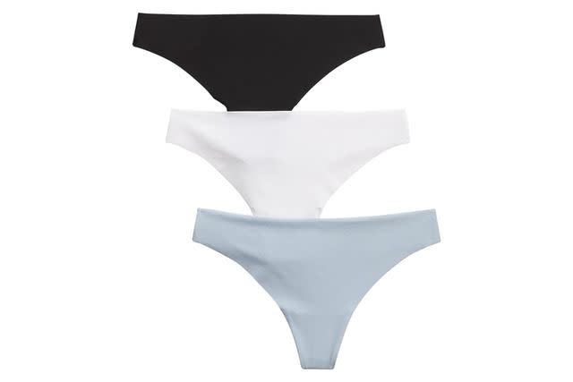 Vince Camuto Smooth Thong 3 pack NWT Women's Med Panties Underwear Lingerie