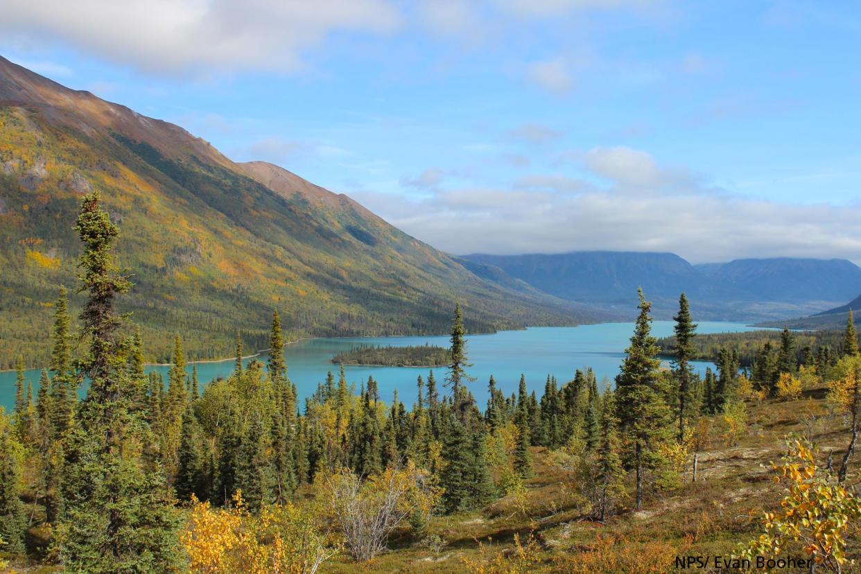 Kontrashibuna Lake is one the other lakes in Lake Clark National Park and Preserve.