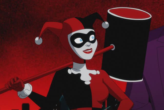 <p>HBO/Courtesy Everett Collection</p> Harley Quinn, voiced by Arleen Sorkin, on 'Batman Begins Forever'