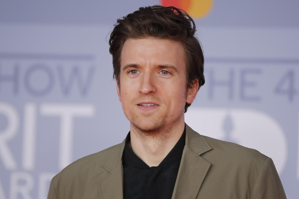 British DJ Greg James poses on the red carpet on arrival for the BRIT Awards 2020 in London on February 18, 2020. (Photo by Tolga AKMEN / AFP) / RESTRICTED TO EDITORIAL USE  NO POSTERS  NO MERCHANDISE NO USE IN PUBLICATIONS DEVOTED TO ARTISTS (Photo by TOLGA AKMEN/AFP via Getty Images)