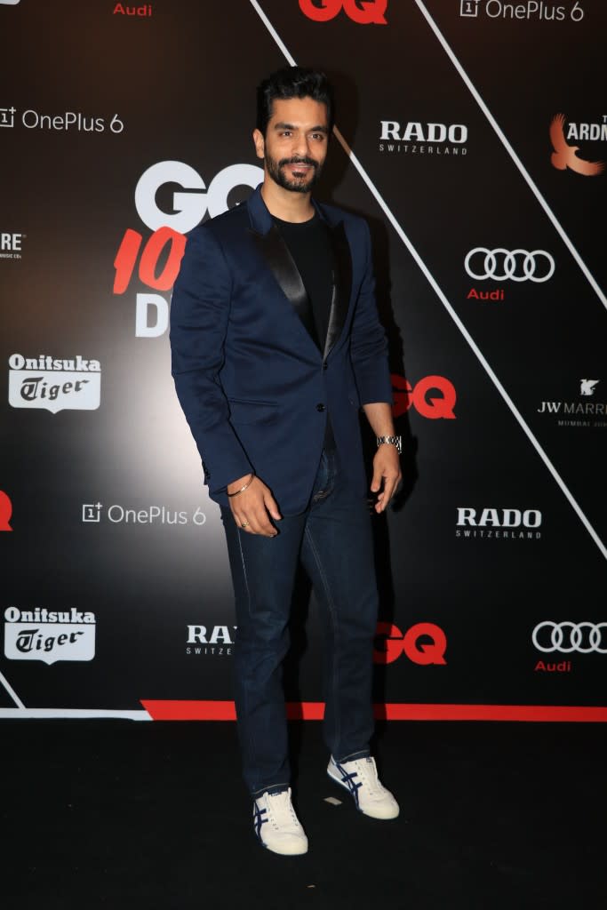 Angad Bedi, who recently tied the knot to Neha Dhupia, was also present.