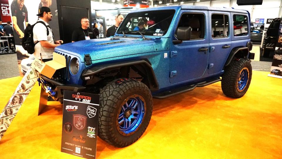 sema jeeps, broncos and 4x4s