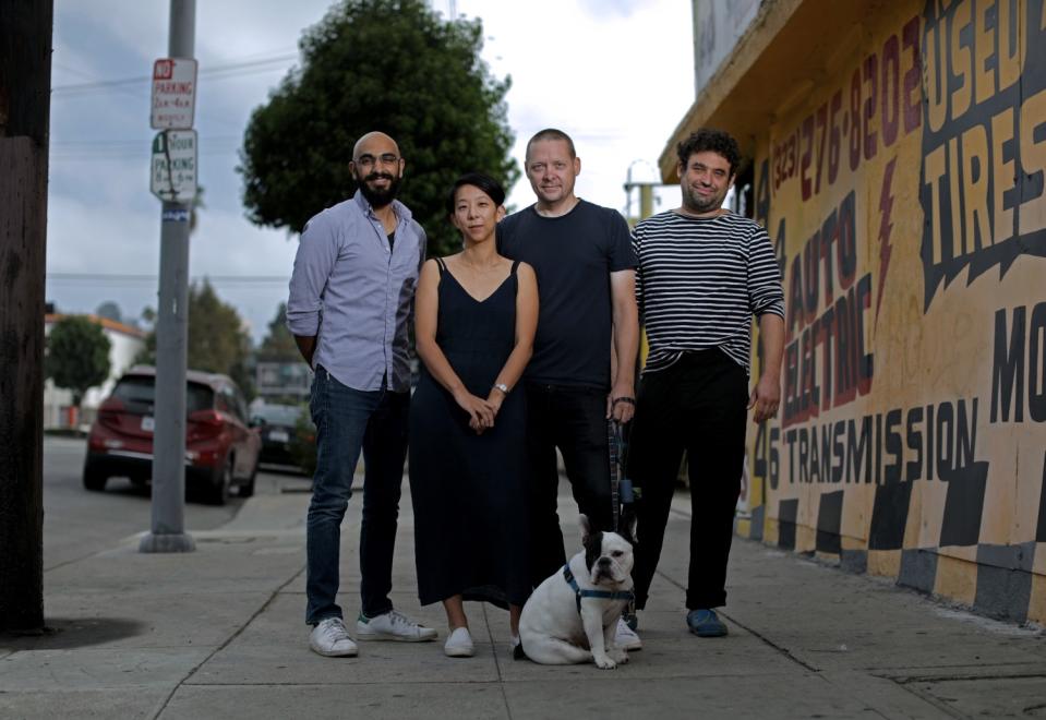 Project Room members, from left, Sumit Sahdev, Sandra Yum, Joakim Dahlqvist and Isaac Resnikoff.