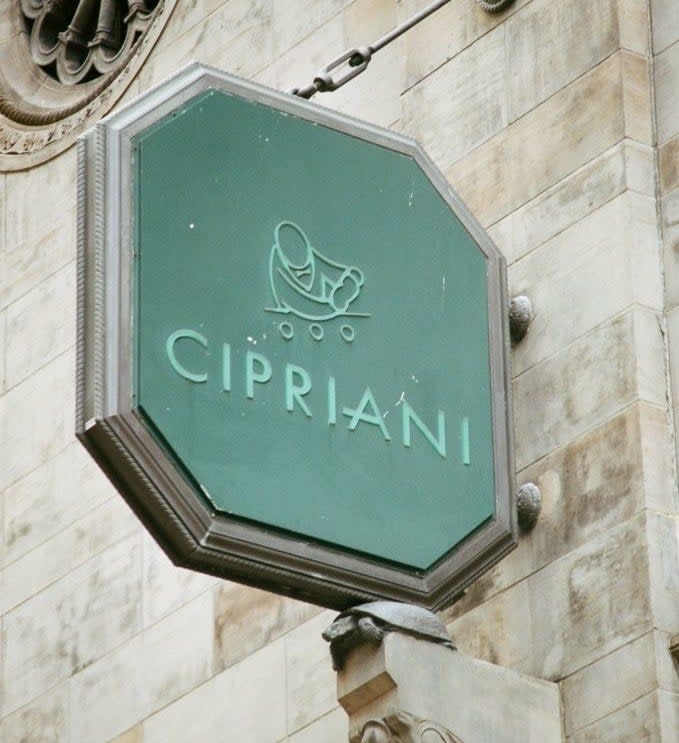 Cipriani sign