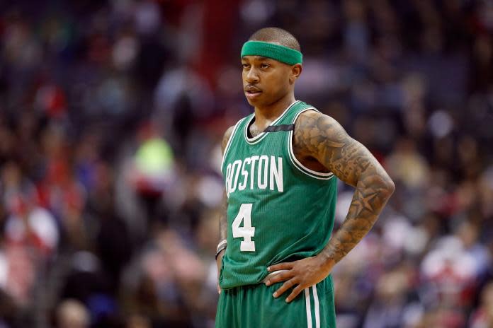 ▲昔日塞爾提克球星Isaiah Thomas，如今正式加入猶他爵士隊G聯盟球隊Salt Lake City Stars，首次出賽就大放異彩，全場砍下32分。（圖／美聯社／達志影像）