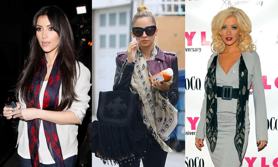 Kim Kardashian, Nicole Richie, Christina Aguilera