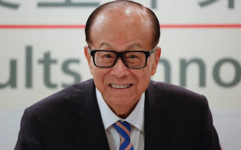 Hong Kong tycoon Li Ka-shing - Credit: BOBBY YIP/&nbsp;REUTERS