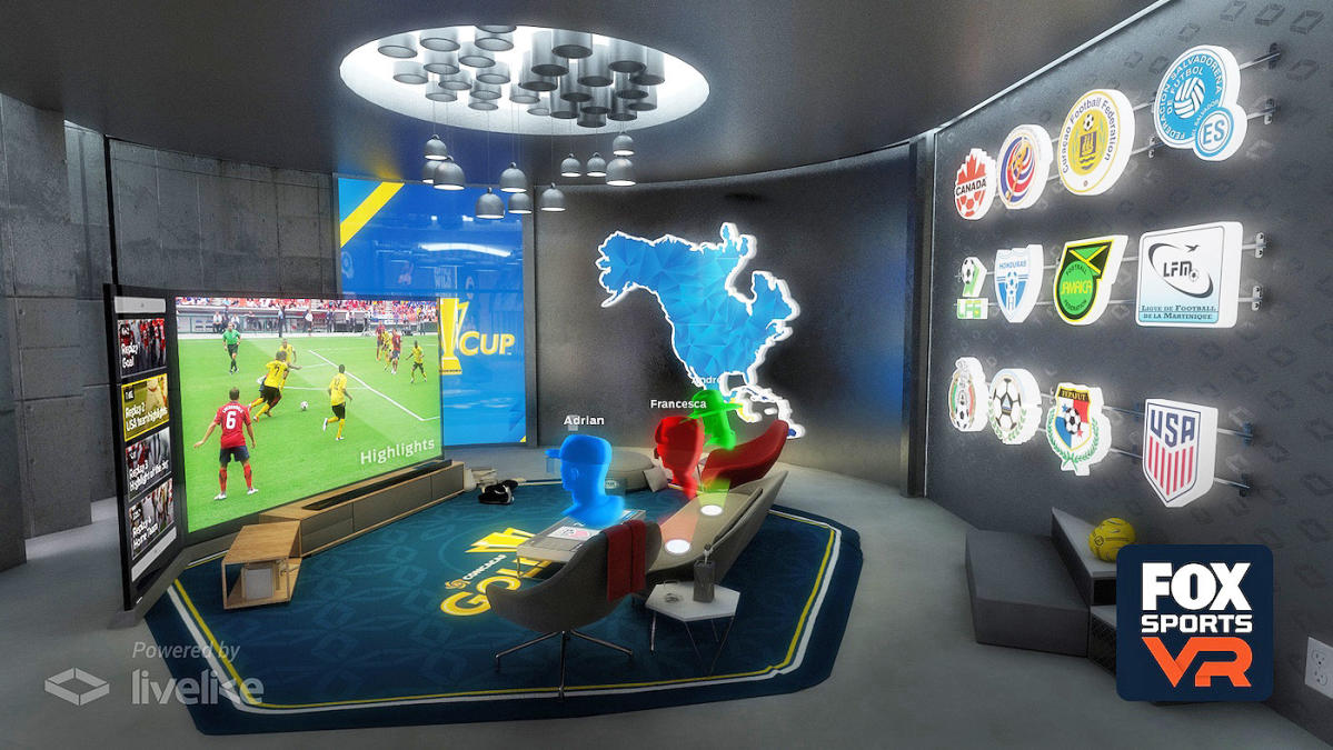 Fox Sports brings its virtual suite to Gold Cup VR broadcasts