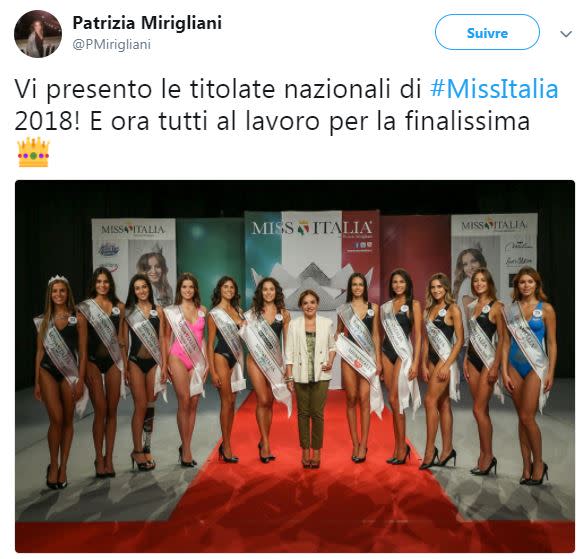 <p>Interrogée par le journal <a rel="nofollow noopener" href="https://spettacoliecultura.ilmessaggero.it/televisione/insulti_chiara_bordi_facebook_miss_italia_senza_gamba-3975313.html" target="_blank" data-ylk="slk:Il Messaggero;elm:context_link;itc:0;sec:content-canvas" class="link ">Il Messaggero</a> après sa belle performance, Chiara Bordi déclare : “J’ai eu honte pour eux” et d’ajouter qu’elle a été profondément blessée par les critiques. “Je suis passée à deux doigts de la mort, à 12 ans j’ai affronté quelque chose d’énorme. Je suis forte, mais une personne plus fragile, face à une attaque de ce genre, se démoraliserait complètement” Crédit photo : Twitter / @PMirigliani </p>