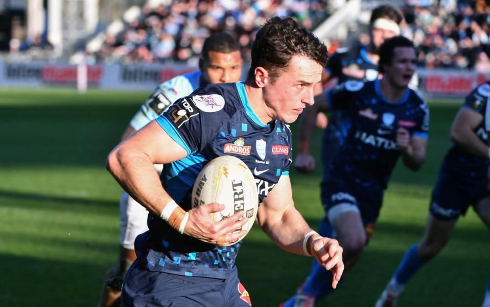 Flying in France: Henry Arundell has impressed during his time at Racing 92 (AFP via Getty Images)