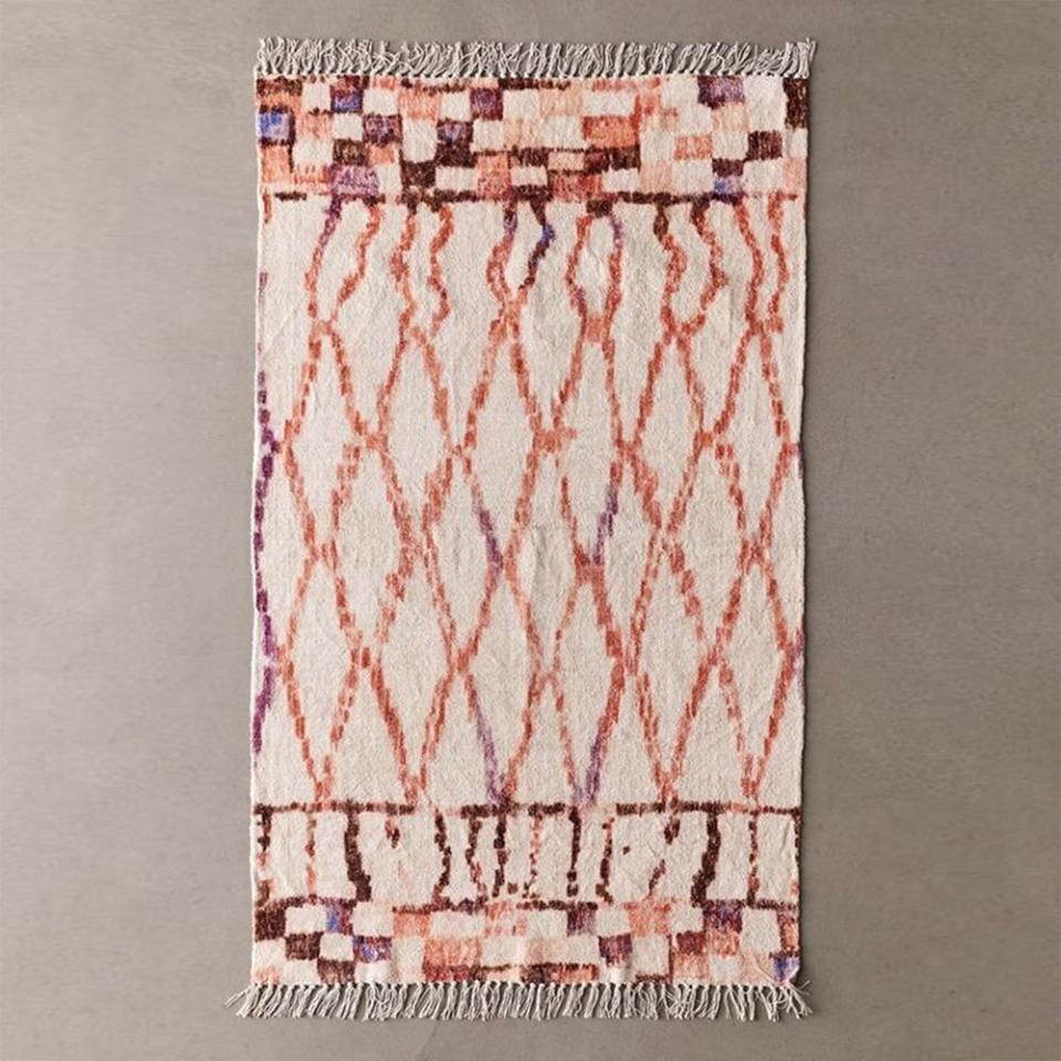 Urban Outfitters Beckett Printed Chenille Rug