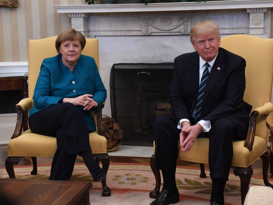 Treffen Merkel Trump