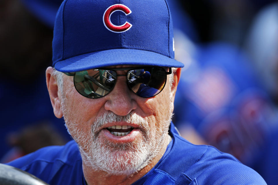 Chicago Cubs manager Joe Maddon was among those weighing in on President Trump's controversial comments regarding the NFL and NBA. (AP)