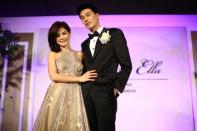 <p>Ella, 31, became the second member of S.H.E to tie the knot when she married Alvin, 36, on Saturday.</p>