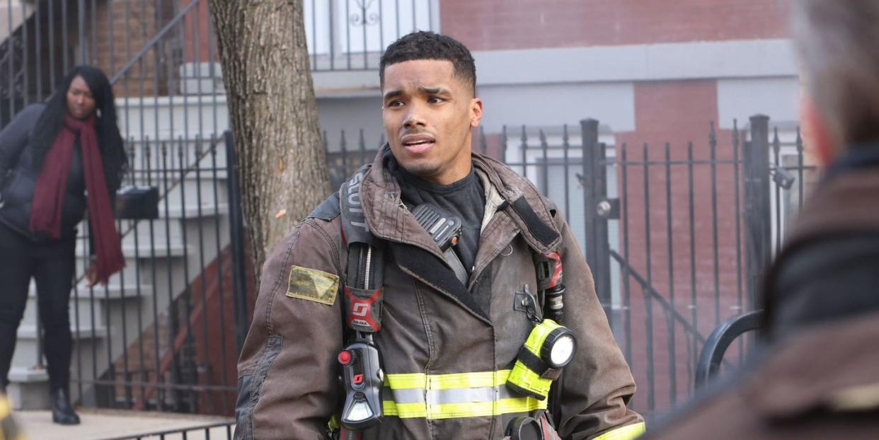 rome flynn as gibson, chicago fire season 12