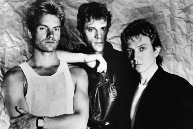 The Police, circa 1983.   - Credit: Showtime/Getty Images