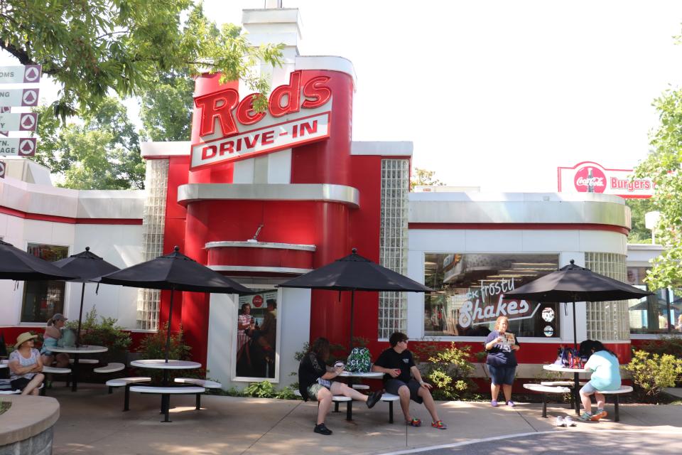 Red's Drive-In at Dollywood theme park in Tennessee.