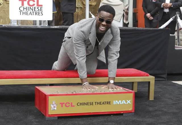 Kevin Hart Hand and Footprint Ceremony