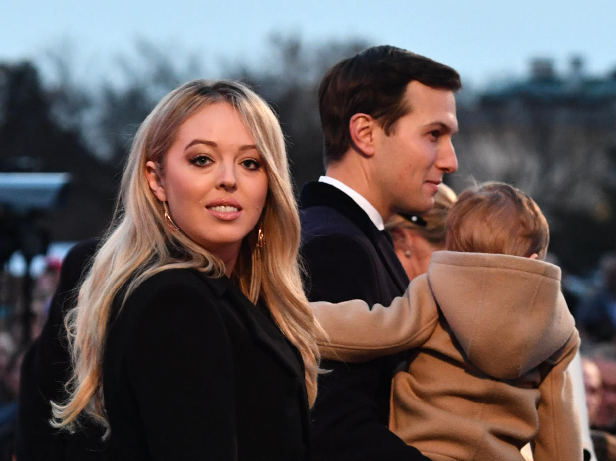 Tiffany Trump, pictured in December, helped platonic friends get married in Vegas on Sunday in a small ceremony. (NICHOLAS KAMM via Getty Images)