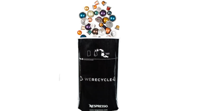 Nespresso pod recycling bag