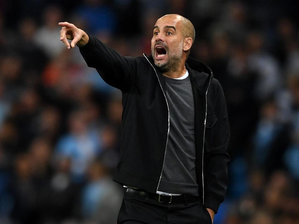 Guardiola played down suggestions City were set to dominate in Europe (Getty)