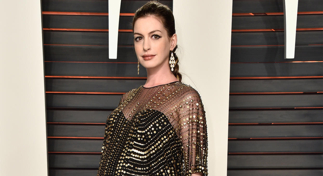 Anne Hathaway is pregnant with her second child [Photo: Getty]