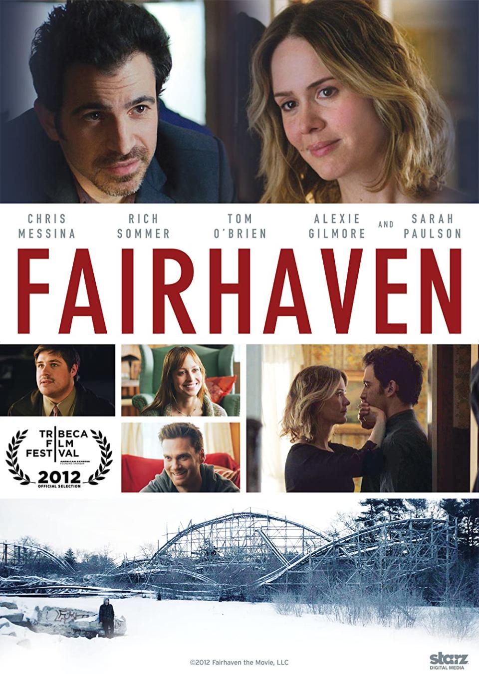 A movie poster for the film "Fairhaven."