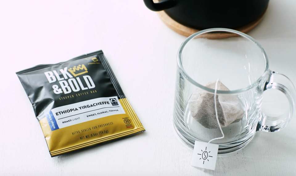 BLK & Bold x Steeped Partnership product image.  