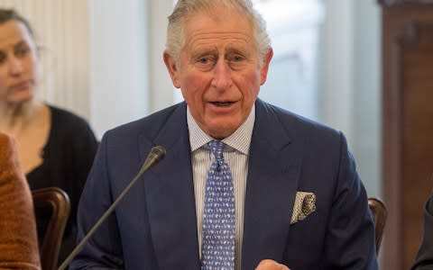  The Prince Of Wales attending a meeting at The Royal Academy to discuss plastics in the environment  - Credit:  David Parker - WPA Pool/Getty Images
