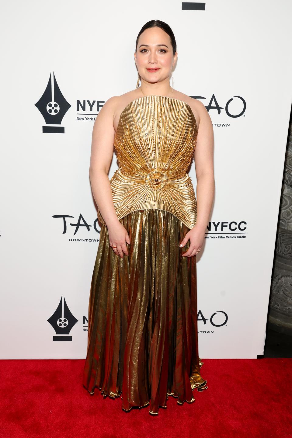 Lily Gladstone at the 2024 New York Film Critics Circle Awards.
