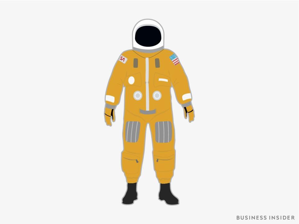 first space shuttle flight suit 1981 nasa spacesuit business insider