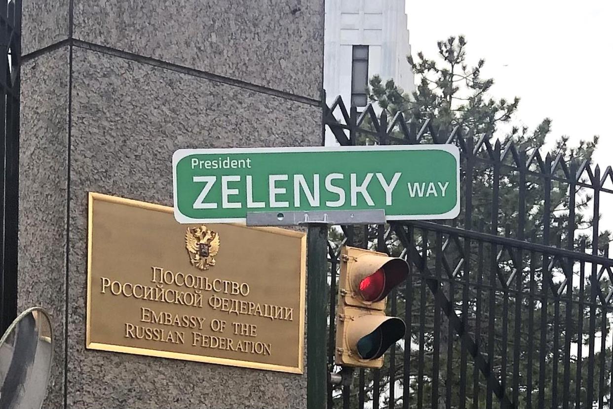 President Zelensky Way