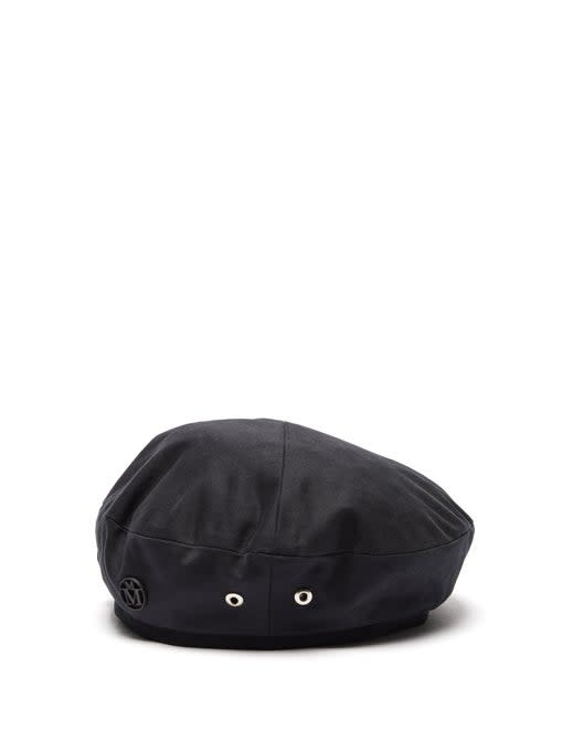 Black Cotton Beret