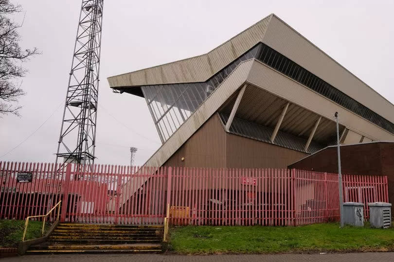 Gateshead International Stadium.