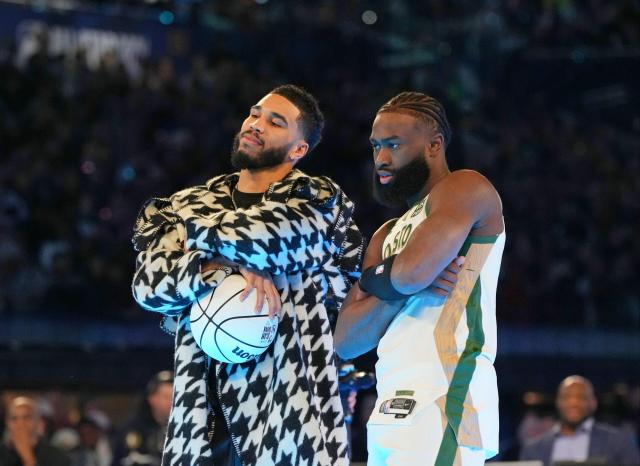 How did Jayson Tatum and Jaylen Brown fare at the All-Star weekend? - Yahoo  Sports