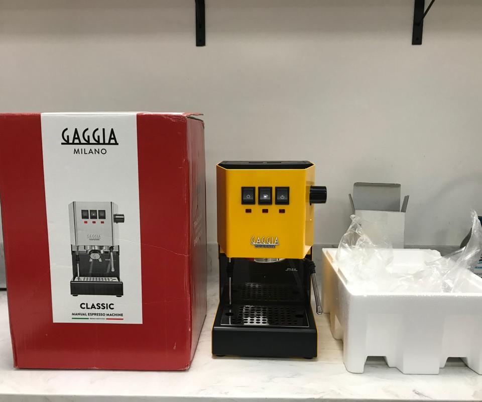 gaggia classic pro unboxing